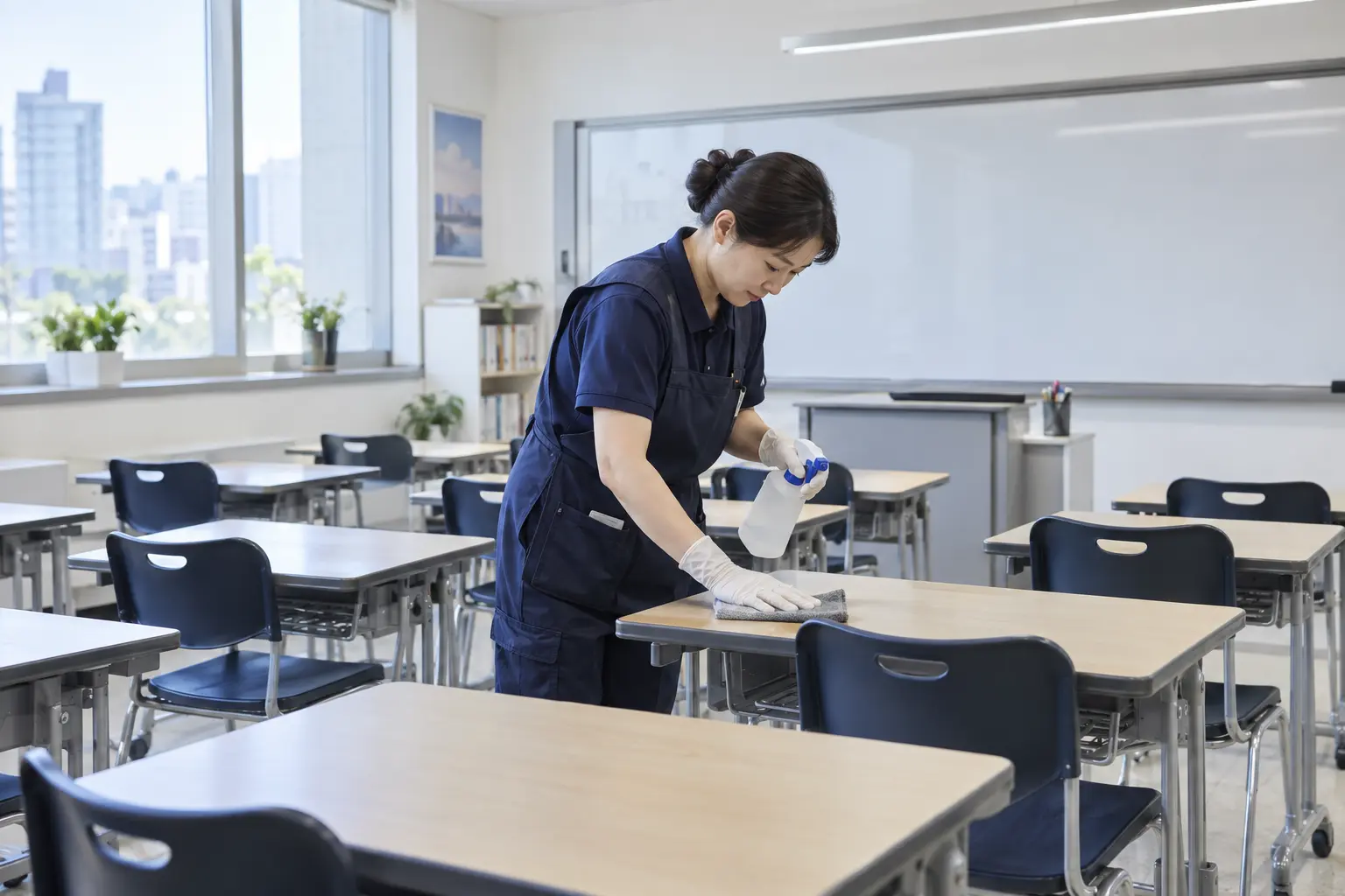 관악구 학원청소 강의실은 손이 자주 닿는 곳까지 꼼꼼하게