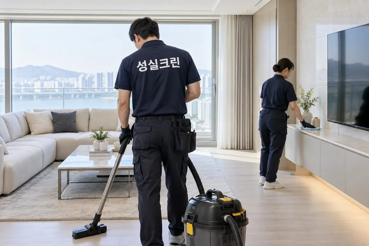 성실크린 대구 아파트청소 현장