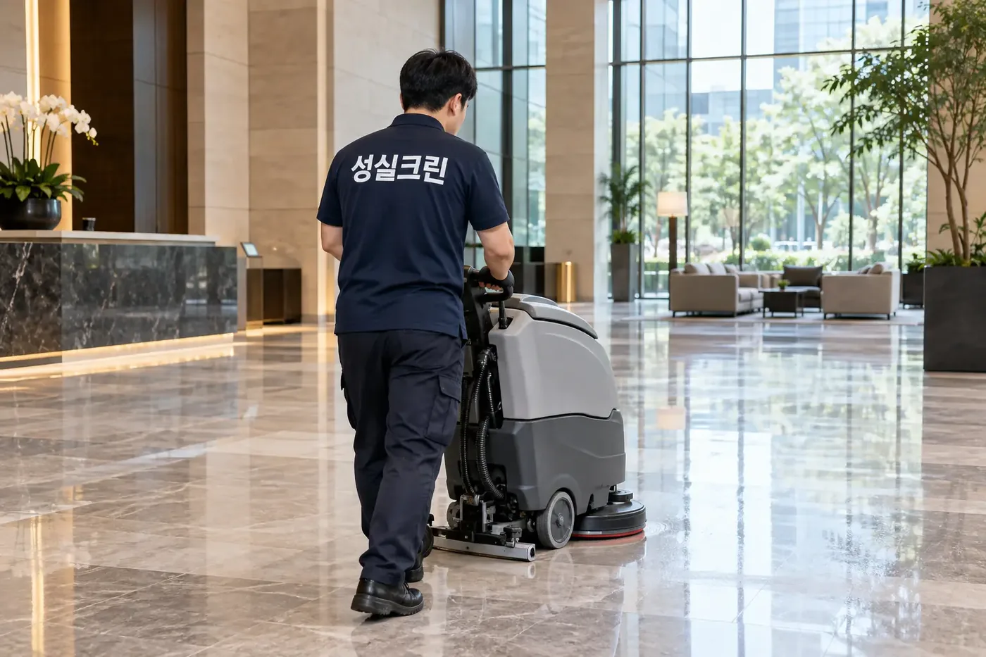 성실크린 구로구 건물청소 현장