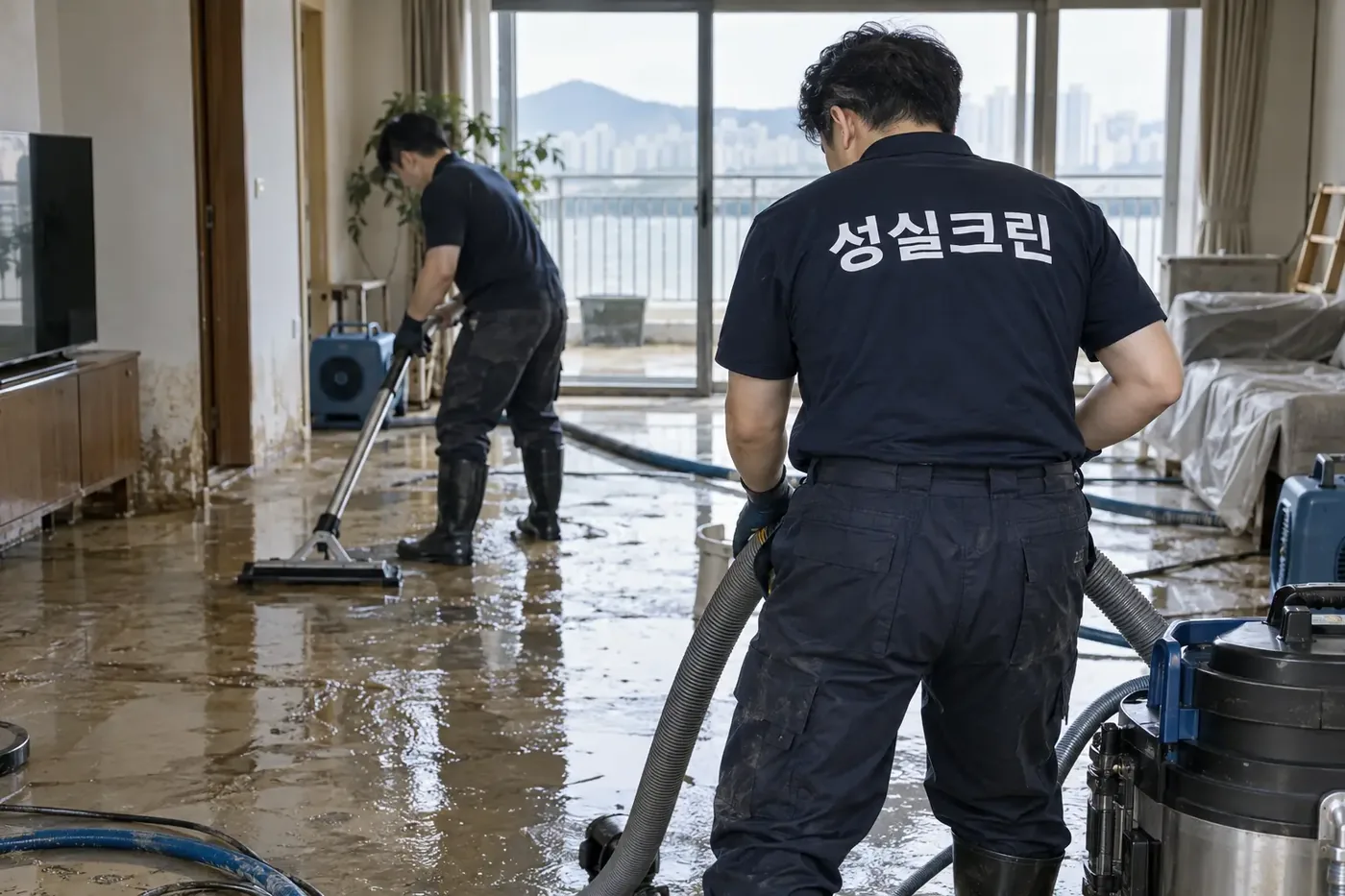성실크린 대구 침수청소·역류청소 현장